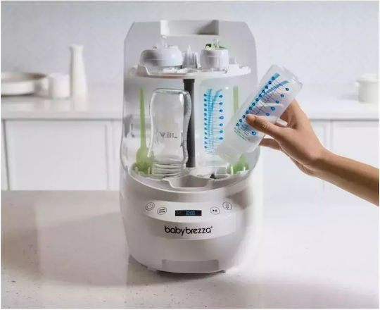 Baby Brezza Bottle Washer Pro Електрически Бебешки стерилизатор за 4 Шишета Бял