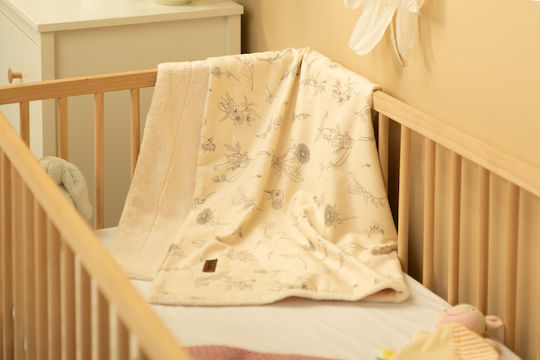 Sensillo Decke Wickeltücher für Kinderzimmer Beige 80x100cm