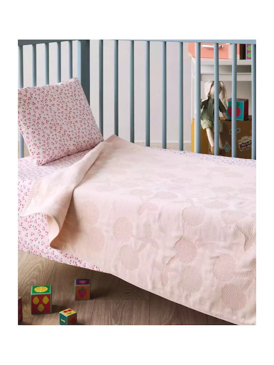 Kentia Κουβέρτα Κούνιας Amarena Pink 100x140εκ. Kentia Κουβέρτα Κούνιας Amarena Pink 100x140εκ.