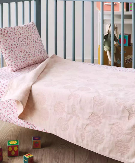 Kentia Κουβέρτα Κούνιας Amarena Pink 100x140εκ. Kentia Κουβέρτα Κούνιας Amarena Pink 100x140εκ.