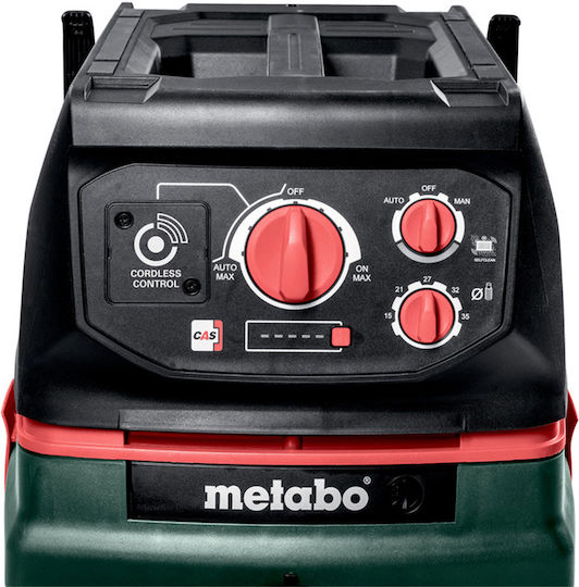 Metabo Asr 3618 Bl 25 M Sc Rechargeable Wet-Dry Vacuum with Plastic Container 25lt