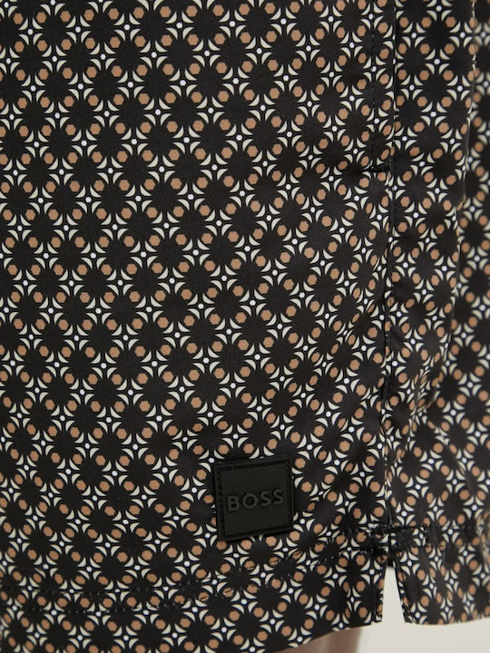 Men's Swimwear Shorts Black with Patterns