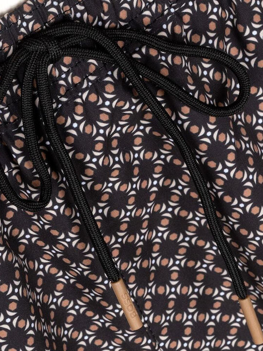 Men's Swimwear Shorts Black with Patterns