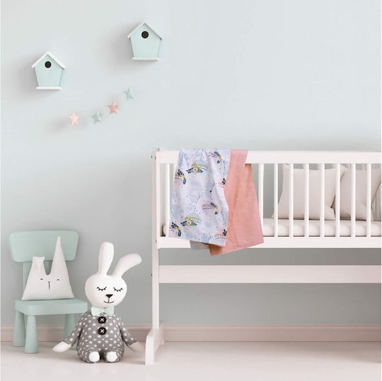 Das Home Подредба Fun 4915 Светлосиньо Мента Розово 70x120см Детски Чаршафи Das Home Подредба Fun 4915 Светлосиньо Мента Розово 70x120см Детски Чаршафи