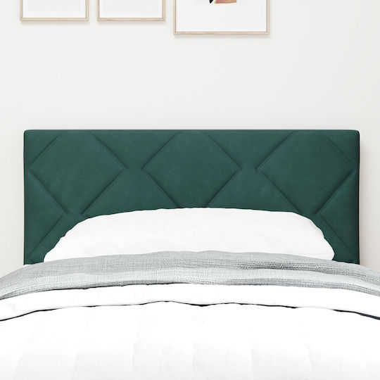 vidaXL Stoff-Kopfstütze für Betten Dunkelgrünes 80x88cm