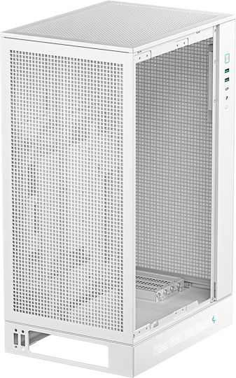 Deepcool CH270 Digital Gaming Mini Tower Computer Case with Side Window White