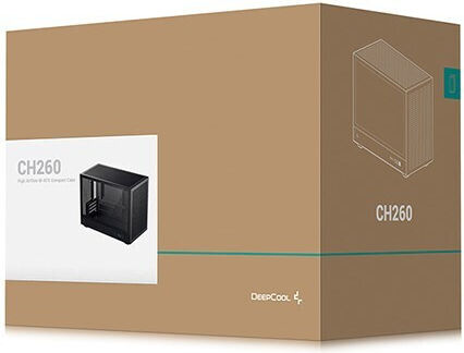 Deepcool CH260 Gaming Micro Tower Carcasă PC cu Panou Lateral Negru