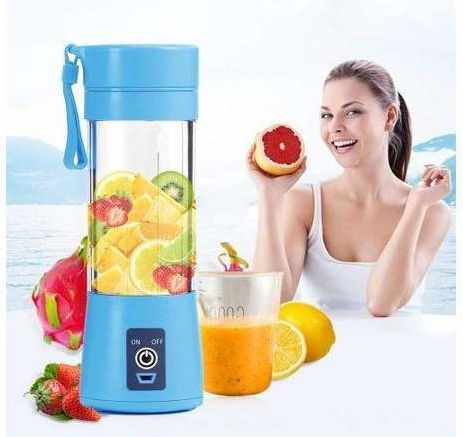 Blender Cu Cană Din Plastic Albastră 400 Ml
