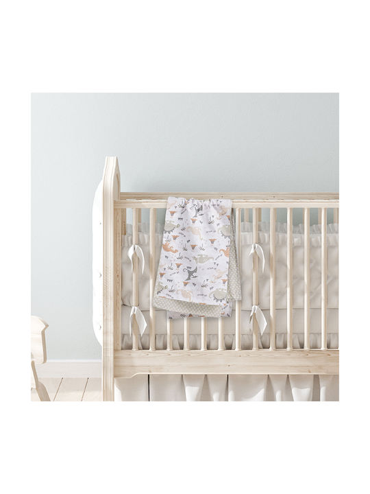 Das Home Set Baby Fun Beiges Baby Bettlaken 70x120cm