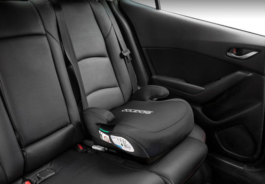 Sparco Καθισματάκι Αυτοκινήτου Booster i-Size με Isofix Red 22-36 kg