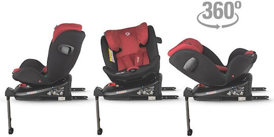 Coccolle Vigo Baby Car Seat i-Size with Isofix Poppy Red 0-36 kg