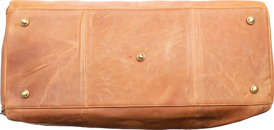 Braune Leder Reise Fitness Tasche