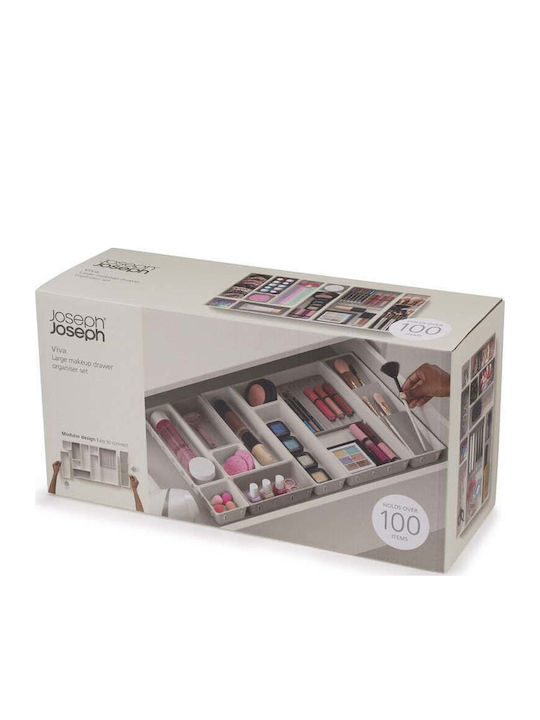 Beige Bathroom Organizers Set 12 Viva By Joseph Joseph