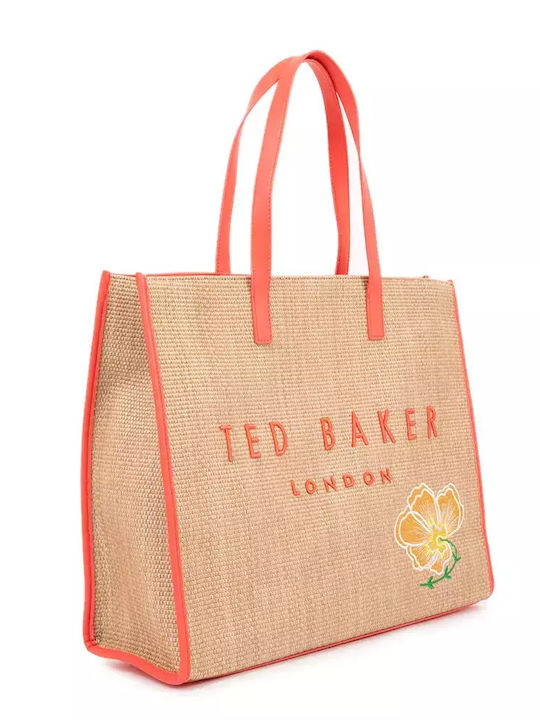 Ted Baker Υφασμάτινη Τσάντα Θαλάσσης Πορτοκαλί