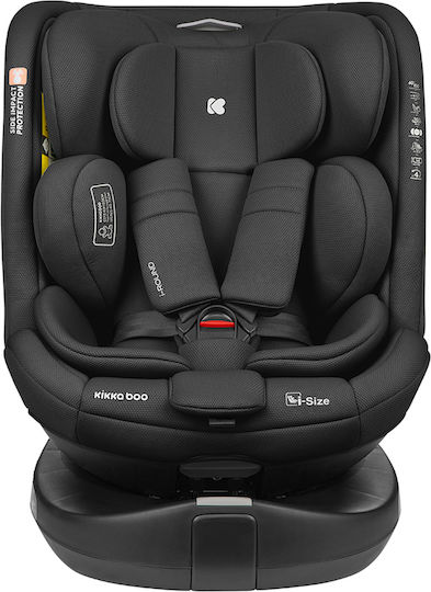 Kikka Boo i-Round Καθισματάκι Αυτοκινήτου i-Size με Isofix Black