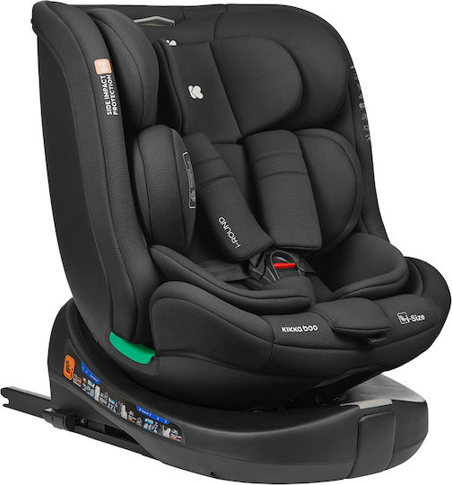 Kikka Boo i-Round Καθισματάκι Αυτοκινήτου i-Size με Isofix Black