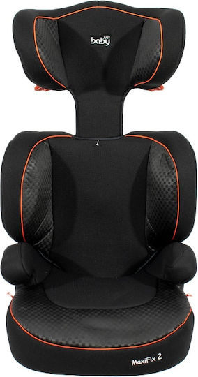 Just Baby Maxi Fix 2 Детско Столче за Кола High-back Booster с Isofix Черно 15-36 кг
