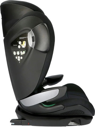 Avionaut Maxspace Smart Детско Столче за Кола High-back Booster i-Размер с Isofix Черно 15-50 кг