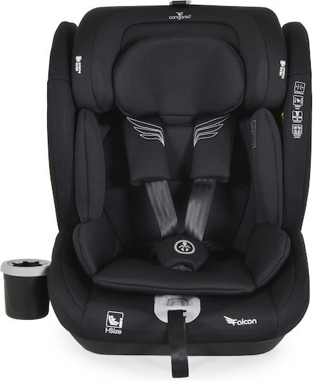 Cangaroo Falcon Καθισματάκι Αυτοκινήτου i-Size Pirate Black 9-36 kg