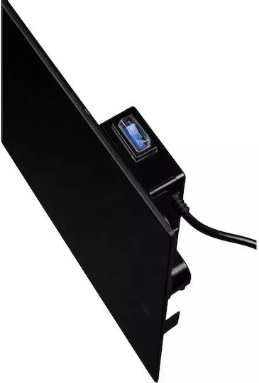 Eurom Sani Radiator Electric Pentru Prosoape Cu Fațadă De Sticlă 800W 115x55cm Neagră