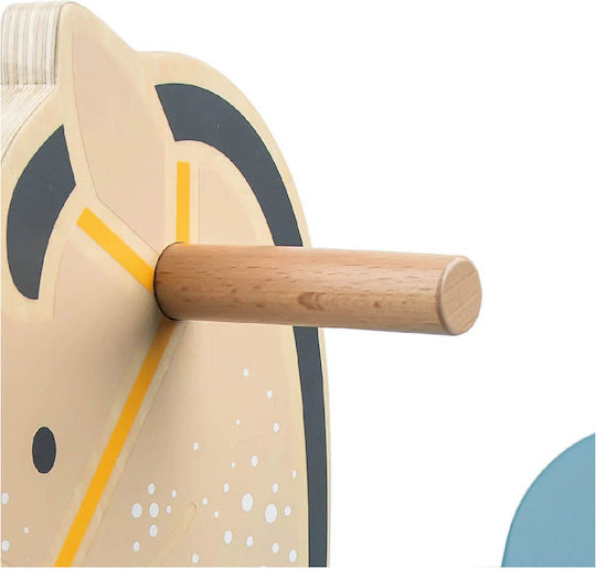 Classic World Wooden Rocking Toy Horse for 12+ months Beige