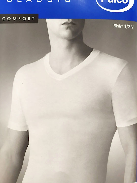 6/520 Men's Undershirt Short-sleeved in Black Color