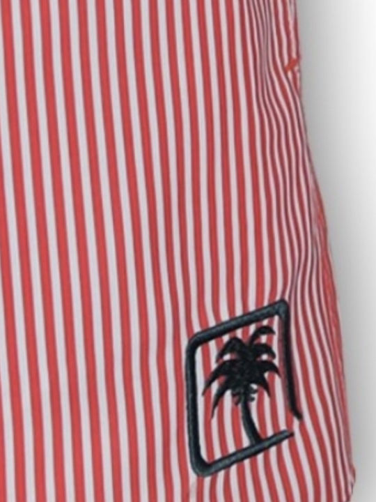 Herren Badebekleidung Shorts Red Gestreift
