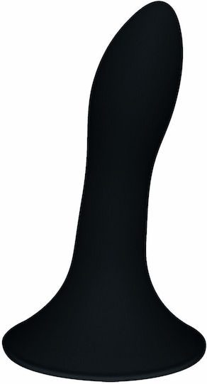 Dream Toys Solid Love Premium Dildo with Suction Cup Glass Dildo With Suction Cup Black 13cm