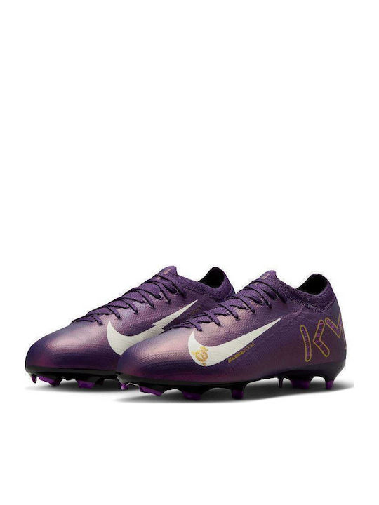 Mercurial Vapor 16 Pro Kylian Mbappé FG HF5450 500 Kids Soccer Cleats Molded Grand Purple / Pale Ivory