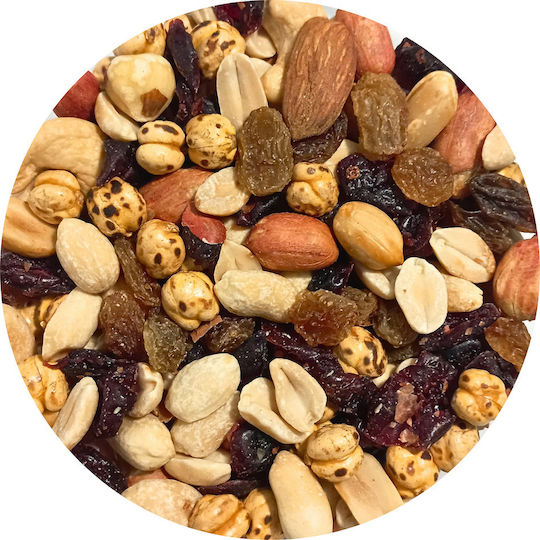 Cocktail of Roasted Unsalted Nuts & Fruits Without Sugar 180g