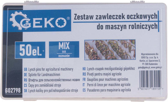 Комплект за заключване на болтове 50 части Geko G02798