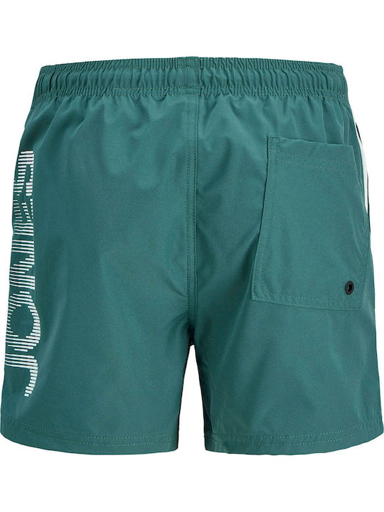 Jack & Jones Παιδικό Μαγιό Βερμούδα / Σορτς Mallard Green