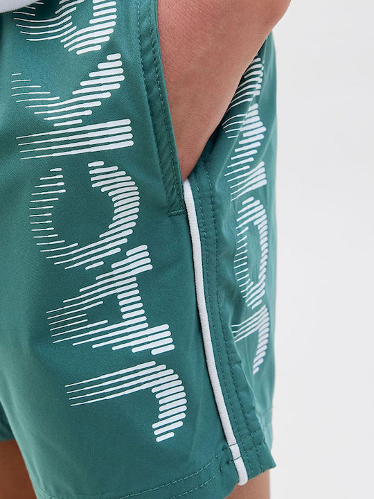 Jack & Jones Παιδικό Μαγιό Βερμούδα / Σορτς Mallard Green