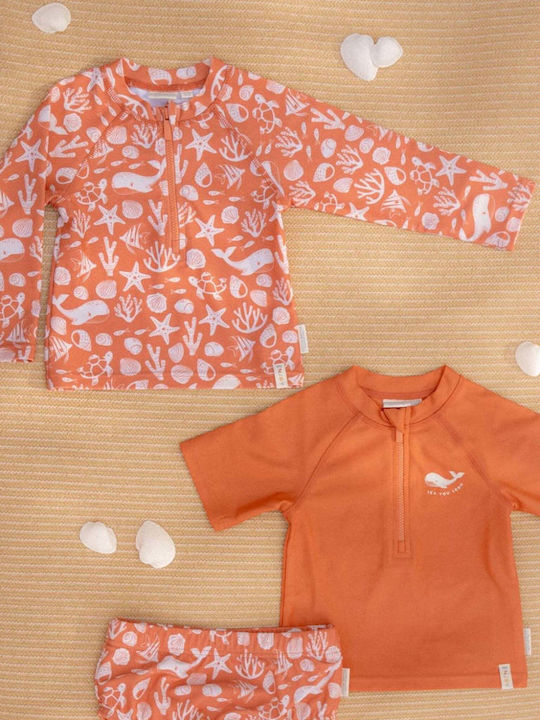 Little Dutch Sea Life Kids Swimwear Swim Diaper Coral Red