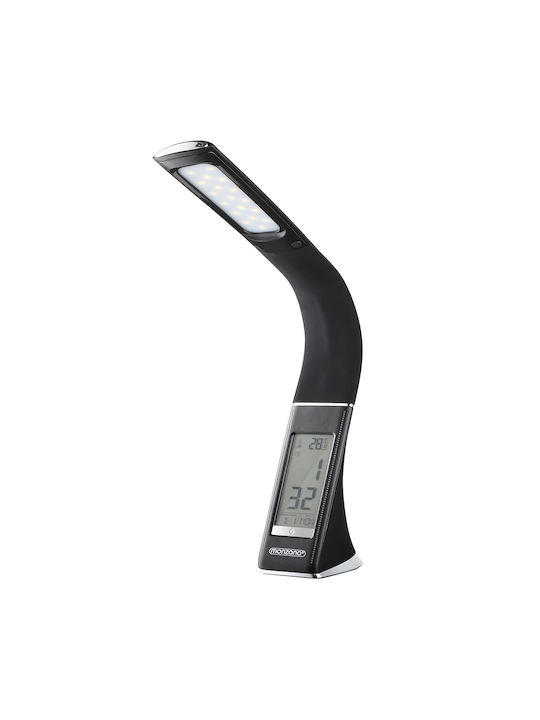 Monzana LED Lumină de Birou cu Braț Flexibil în Culoarea Negru