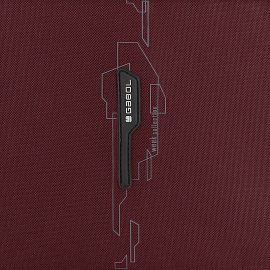 Gabol Week Eco Sack Voyage Burgundy Fabric L50xW24xH24cm