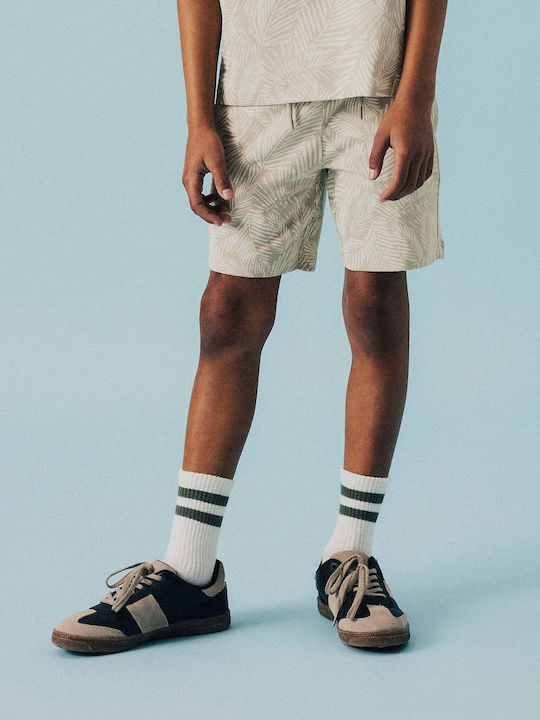 Kinder-Shorts/Bermudas Stoff Beige
