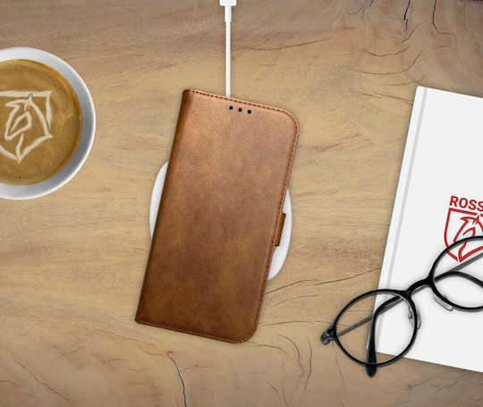 Rosso Wallet Synthetic Leather / Silicone Brown (Xiaomi 15)