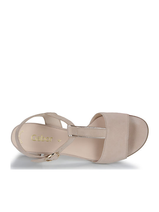 Sandalen Beige