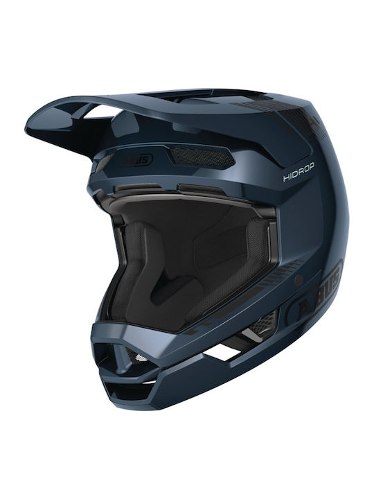 Abus Hidrop Midnight Fahrradhelm Blau-Schwarz MTB Größe M