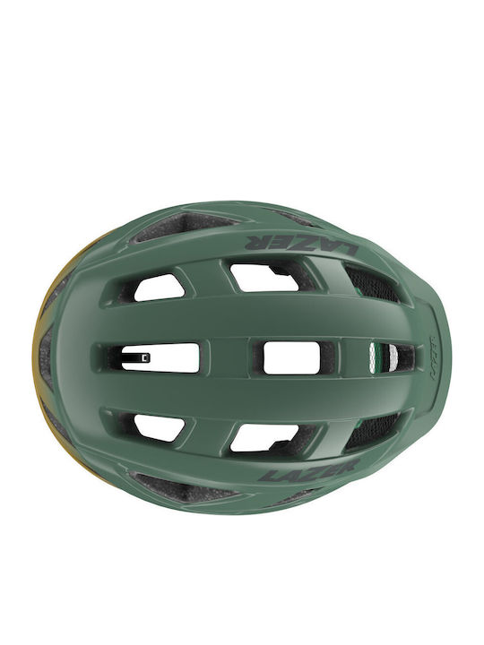 Lazer Cerro Kineticore Bicycle Helmet Yellow-green Mtb Size M