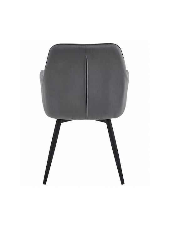 Stühle Küche Dark Gray And Black 1Stück 56x61x84cm