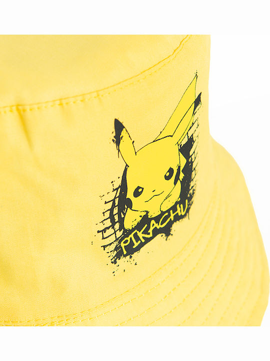 Cool Club Παιδικό Καπέλο Bucket Υφασμάτινο Pokemon Κίτρινο