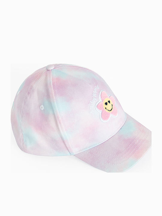 Cool Club Kids' Hat Jockey Fabric Smiley World Pink