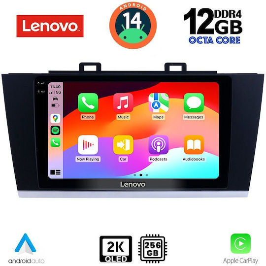 Lenovo Car Audio System for Subaru Legacy / Outback 2014-2019 (Bluetooth/USB/WiFi/GPS/Apple-Carplay/Android-Auto) with Touch Screen 9"