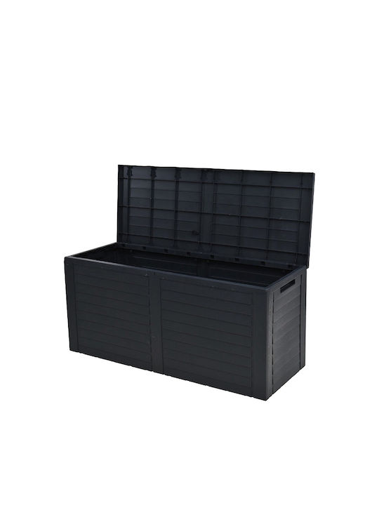 Progarden Cutie de depozitare pentru exterior din polipropilenă 240lt Negru L115xW44xH53buc