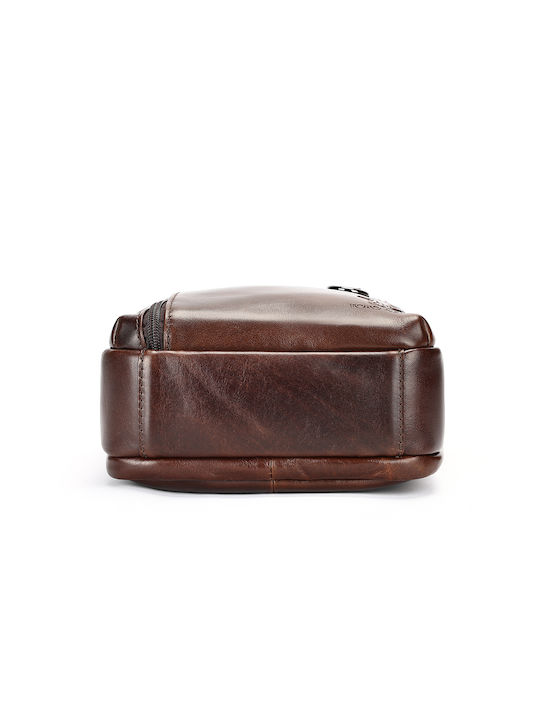 Piele Geantă pentru bărbați De umăr / tip crossbody Maro