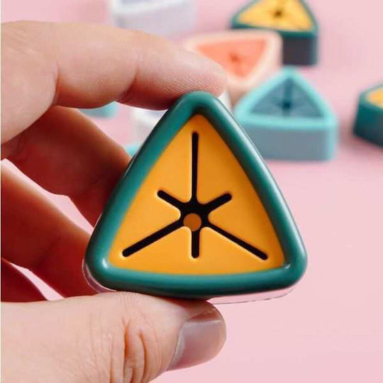 Cârlig de Baie Simplu cu șuruburi ​2.3x2.3cm Verde