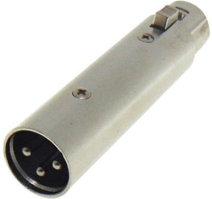 JKG Μετατροπέας XLR male σε XLR female Ασημί 5τμχ LZ161