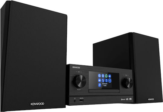 Kenwood Ηχοσύστημα 2.0 Smart Micro 100W με CD / Network Player Player και Bluetooth